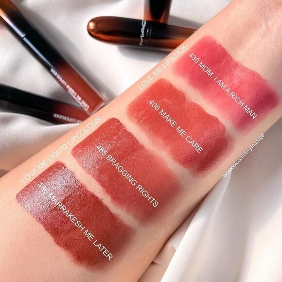 MAC Love Me Liquid Lipstick in Bragging Rights - Picture 4 of 15